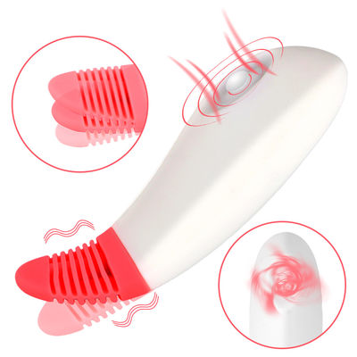 Mamelon imperméable d'ABS de silicone suçant les vibrateurs adultes de sexe de vibrateur