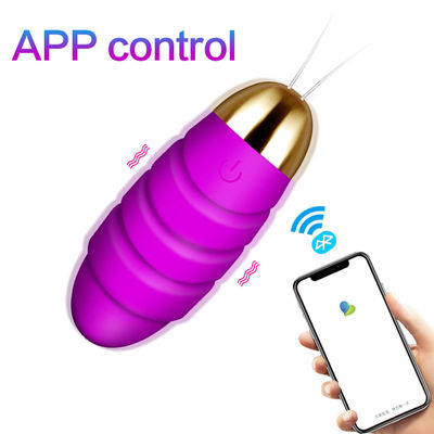 Vibrateur imperméable d'oeufs d'IPX7 200g Bluetooth/oeuf à télécommande sexe d'appli