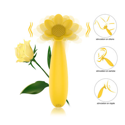 vibrateur Honey Sex Toys Nipple Massager de tache de 19speeds Rose Flower G