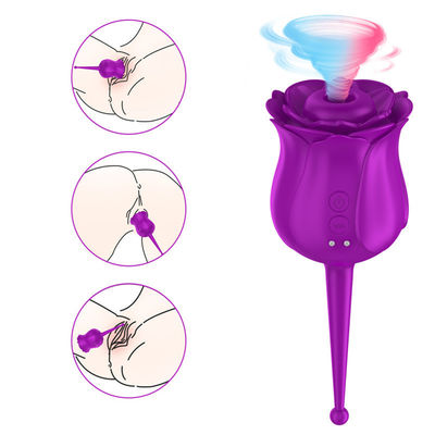 Rose Wireless Egg Massager Clitoral rechargeable suçant le vibrateur avec l'aspiration 7