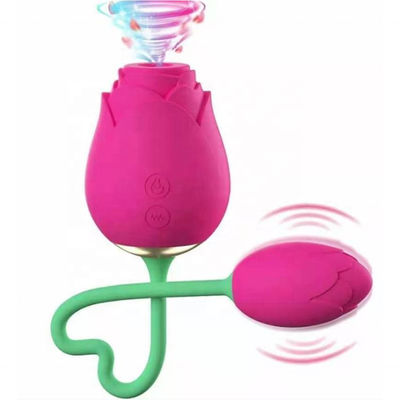 Dispositif de succion clitoridien de stimulation de tache du vagin G de vibrateurs de Rose Clitoral Sucker Adult Sex