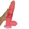 jouet de sexe de PVC Crystal Artificial Penis Big Dick de 12.2Inches 31cm