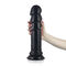 Le noir Dick Anal Sex Toys Anal de PVC ondule 11,25 pouces de grand godemiché superbe
