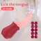 Vibrateur rouge de tache de G avec la langue léchant des jouets de sexe de vibrateur de stimulateur de mamelon pour des femmes
