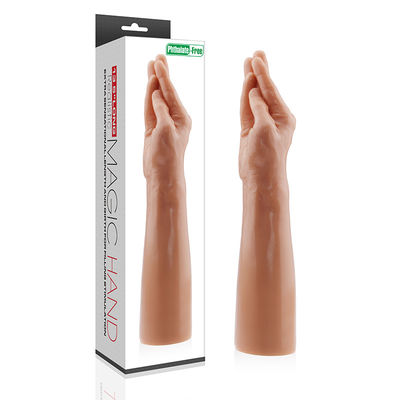 13,5 » sexes réalistes Toy For Women Men de prise de bout de poing de doigts de bras de main magique de Lovetoy