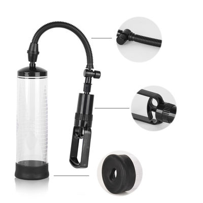 Longueur de l'entraîneur 22CM de jouets du sexe des hommes de silicone d'ABS imperméabiliser pour agrandir la pompe de pénis