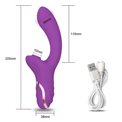 20 stimulateur de succion clitoridien 50dB de vide femelle du vibrateur 3D de modes double