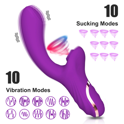 20 stimulateur de succion clitoridien 50dB de vide femelle du vibrateur 3D de modes double